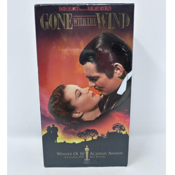 Home Entertainment Gone With The Wind Set‎ of Two VHS NIB - Picture 1 of 6